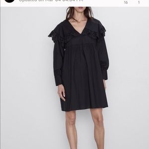 Zara eyelet collar dress